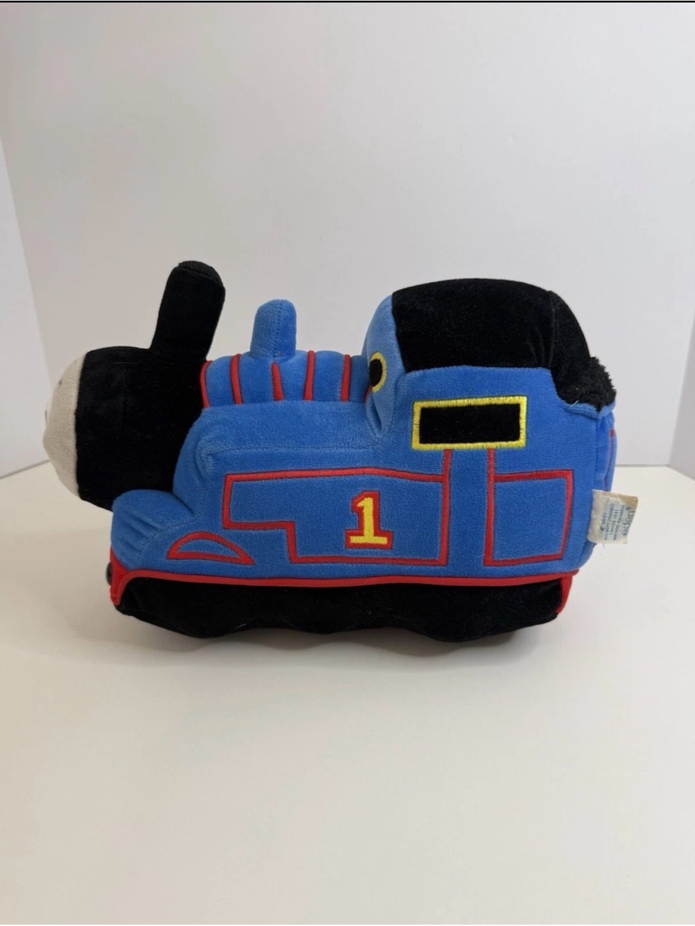 Vintage 1991 Thomas the Train Engine Plush Eden Toys Britt Allcroft Train No. 1
